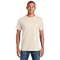Gildan 5.4 oz Cotton T-shirt (5000) Tee X-Large Natural