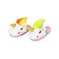 American Fashion World Unicorn Slippers for 14-Inch Dolls | Premium Quality & Trendy Design | Dolls Shoes | Shoe Fashion for Dolls for Popular Brands