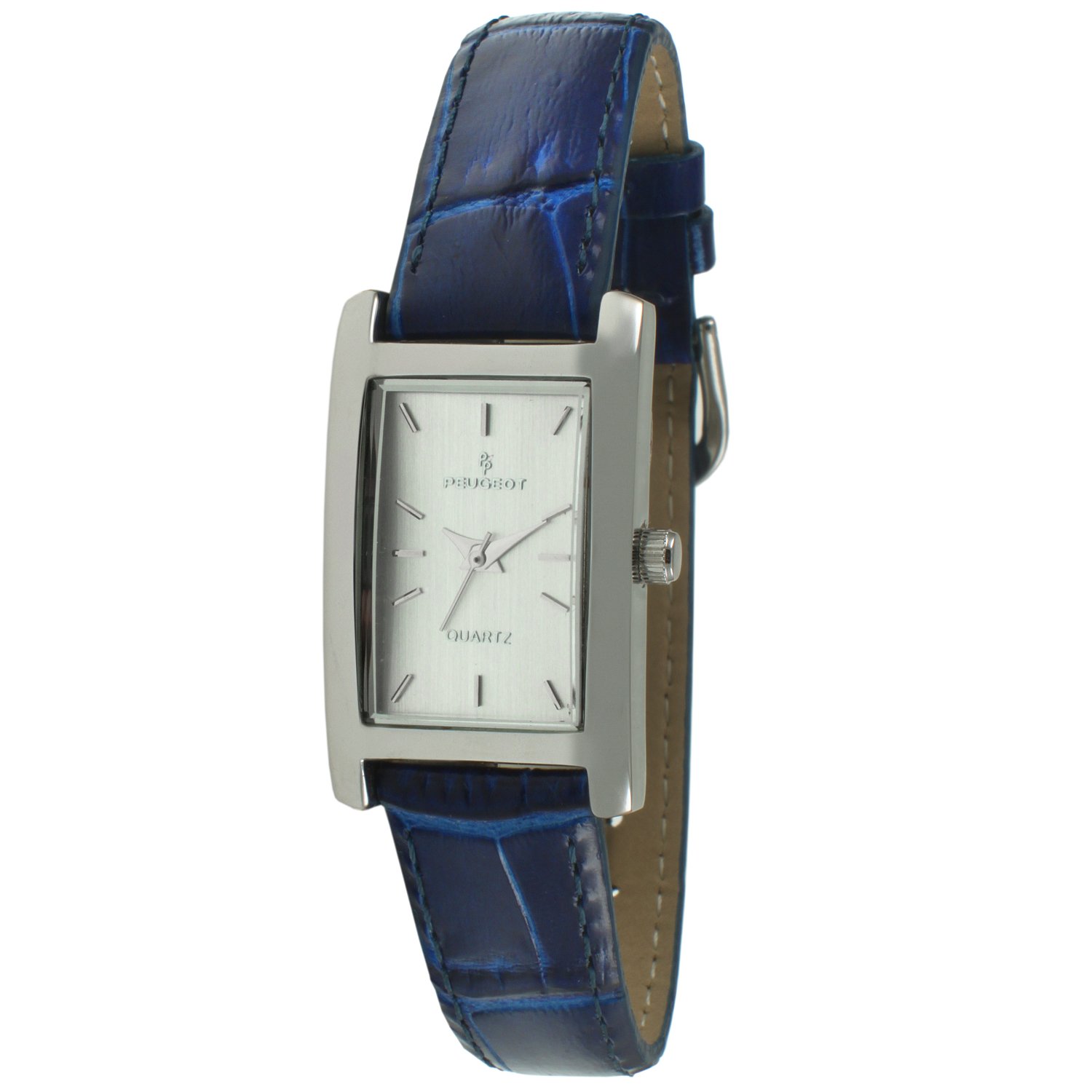 Peugeot Women Rectangular"H" Shape Wrist Watch with Matching Wrist Strap