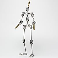 CINESPARK DIY Stainless Steel Studio Animation Armature for Stop Motion Character Puppet (Man, 22.5CM)