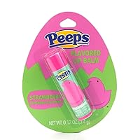 Peeps (1) Easter Candy Flavored Lip Balm - Strawberry Marshmallow Creme - Net Wt. 0.12 oz / 3.4 g
