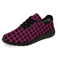 Houndstooth Shoes Womens Mens Running Shoes Tennis Walking Sneakers Comfortable Shoes Gifts for Boy Girl