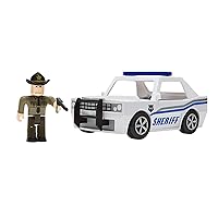 Roblox Action Collection - The Neighborhood of Robloxia Patrol Car Vehicle [Includes Exclusive Virtual Item]