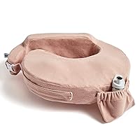Nursing Pillow - Deluxe - Enhanced Comfort w/ Slipcover - Ergonomic Breastfeeding Pillow For Ultimate Support For Mom & Baby - Adjustable Pillow W/ Handy Side Pocket, Soft Rose
