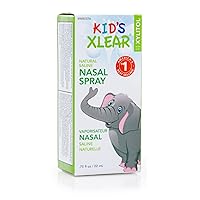 Kids' Nasal Spray, Natural Saline Nasal Spray for Kids with Xylitol, Daily Nasal Decongestant, Nose Moisturizer, 0.75 fl oz (Pack of 1)