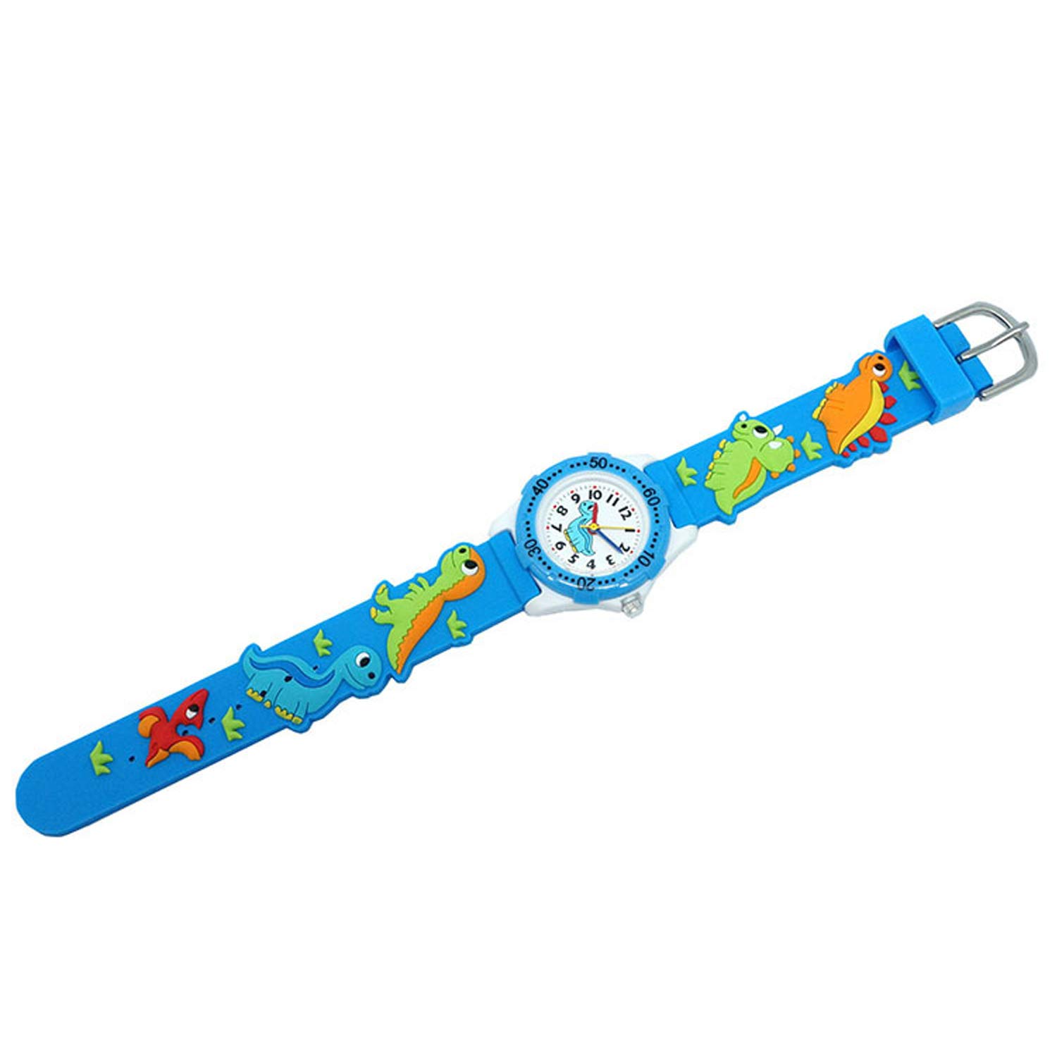 Mua Beetest Dinosaur Watch,Child Waterproof Watch, 3D Cute Cartoon Dinosaur  Round Dial Silicone Sport Child Waterproof Quartz Watch for Little Kids  Toddles Boys Girls Gift Blue trên Amazon Anh chính hãng 2023 |