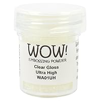 Wow! Embossing Powder Ultra High 15ml-Clear Gloss