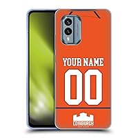 Head Case Designs Officially Licensed Custom Customised Personalised Edinburgh Rugby Away 2022/23 Kit Soft Gel Case Compatible with Nokia X30