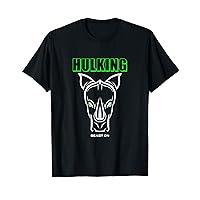 Rhino Head Bodybuilding Gym Fitness Training Hulking Green T-Shirt