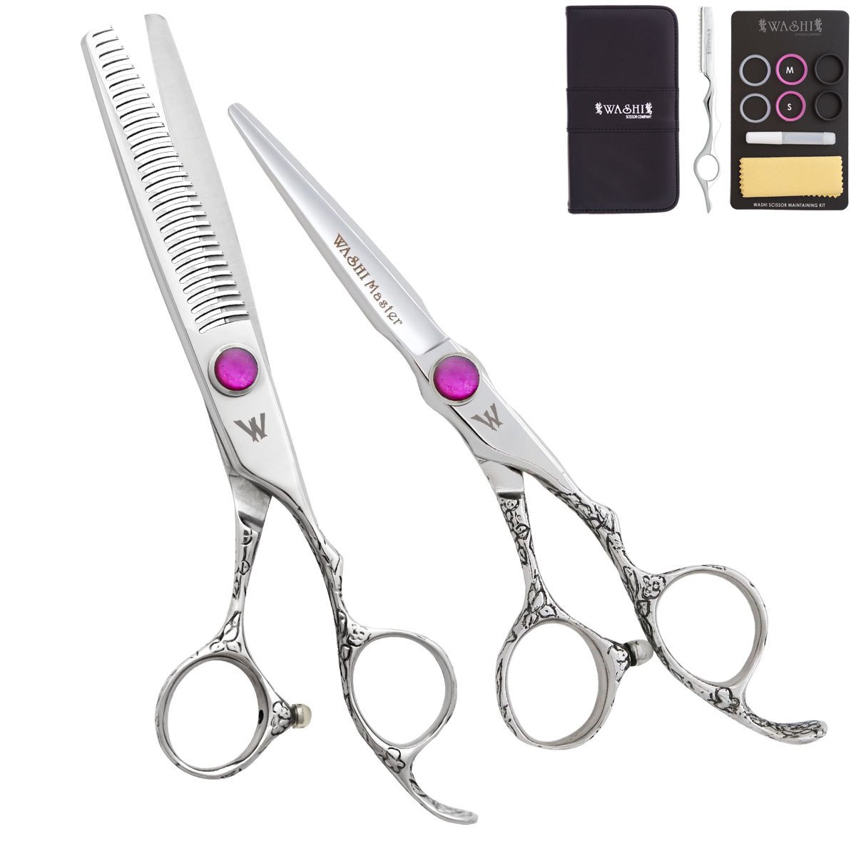 Washi shear thinner BB Master Set with free scissor brooch 5.5 or 6.0 inch
