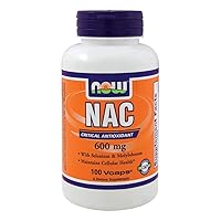 Now Foods NAC 600 mg - 100 Vcaps 6 Pack