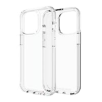 Gear4 ZAGG Crystal Palace Clear Case with Advanced Impact Protection [ Approved by D3O ], Slim, Tough Design for Apple iPhone 13 Pro – Clear,702008196
