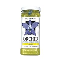 All Purpose Orchid Fertilizer 20-20-20 for Soil Maintenence Year Round - 20oz of Water Soluble Orchid Food Fertilizer for All Orchids - Orchid Plant Food for Healthy Growth & Vibrant Blooms