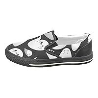Unisex Halloween Mobs Slip-on Canvas Kid's Shoes (Big Kid) for Girl