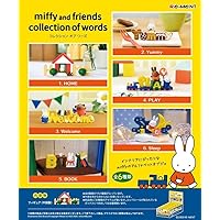 Re-Ment Miffy and Friends Collection of Words Box Product, 6 Types in Total, 6 Pieces