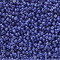 Miyuki Seed Bead 11/0 Duracoat Galvanized Navy Blue 250Grams of Japanese Glass Beads