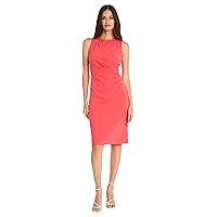Maggy London Sleeveless Knee-Length Cutout and Pleat Details-Cocktail Dresses for Women