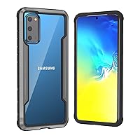Compatible with Samsung S20 Ultra, Durable Soft Bumper + Durable Aluminum Frame, 10ft Drop Tested, Military-Grade Drop Protection Case for Samsung S20/S20 Plus/S20 Ultra