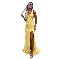Gold Plus Size Prom Dresses for Women Mermaid Sequin Evening Dresses for Women Formal Size 24W