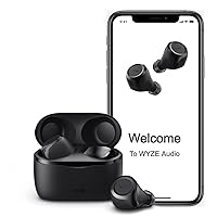 Wireless Earbuds 5.0 Bluetooth Headphones with IPX5 Sweat Resistance, 30 dB Noise Reduction,4 Voice-Isolating Mics, Alexa Built-in True Wireless Earbuds,Charging Case, Workout,Sports