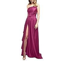 XJYIOEWT African Print Dresses for Women,Women Long Satin Off Shoulder Bridesmaid Dress Formal Evening Gowns with Slit L