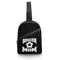 Soccer Mom Sling Backpack Crossbody Shoulder Bag Casual Chest Bag Travel Hiking Daypack