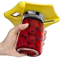 Under Cabinet Jar Opener- 2024 New 2in1 Under Counter Can Opener/Bottle Opener-Jar Opener For Seniors With Arthritis-Adjustable Lid Opener-Allows To Easily Unscrew Any Size Lid Kitchen Top Gadgets
