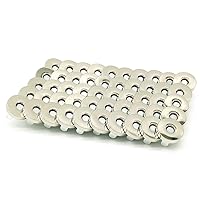 50 Sets 18mm Magnetic Purse Snap Clasps Button/Great for Closure Purse Handbag Clothes Sewing Craft Silver