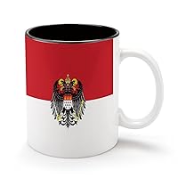 Flag of Cologne 11Oz Coffee Mug Personalized Ceramics Cup Cold Drinks Hot Milk Tea Tumbler with Handle and Black Lining