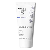 Yon-Ka Guarana Facial Scrub 50ml | Gentle Facial Detoxifying Scrub with 2 Sizes of Granules | Rice Microbeads and Guarana | Cleanses, Polishes and Purifies | Normal to Oily Skin | 98% Natural Origin