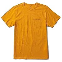 Roark Mens Well Worn Short Sleeve Shirt, Mid Organic