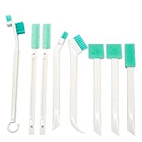 8Pcs Small Cleaning Brush for Household Use, LIOUCBD Bottle Brush Cleaner, Scrub Brushes for Cleaning, Crevice Cleaning Tool for Gaps Corner Water Bottles Small Spaces Keyboard, Window Door Track