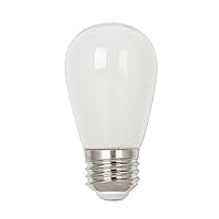 Westinghouse Lighting 5282000 1 Watt (15 Watt Equivalent) S14 Frosted Filament LED Light Bulb, Medium Base