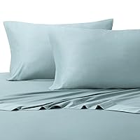 Royal Hotel Bedding Silky Soft, Viscose from Bamboo, and Cotton Blend Sheet Set, 100% Luxury Blend, 60% Viscose Made from Bamboo and 40% Cotton Bed Sheets, Twin-Extra-Long Size, Blue
