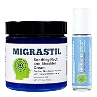 Basic Vigor Migrastil Extra Strength Migraine Stick & Soothing Neck Cream Bundle