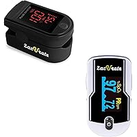 Zacurate Pro Series 500DL Fingertip Pulse Oximeter and 500E Premium Pulse Oximeter Fingertip Bundle