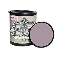 ALL-IN-ONE Paint, Thistle (Gray Purple), 32 Fl Oz Quart. Durable cabinet and furniture paint. Built in primer and top coat, no sanding needed.