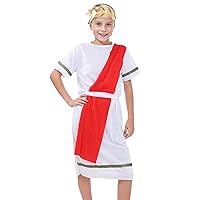 Toga Costume for Boys Greek God Costume Roman Boy Costume Boys Toga Costume for Halloween Birthday Party Children's Day Cosplay