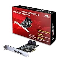 Vantec 4-Channel 6-Port SATA 6Gb/s PCIe RAID Host Card with HyperDuo Technology UGT-ST644R