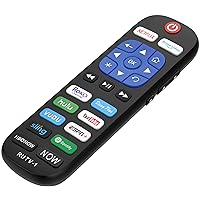 Replacement Remote Control for All Roku TV Brands [Hisense/TCL/Sharp/Insignia/ONN/Sanyo/LG/Hitachi/Element/Westinghouse] w/ 12 Shortcut Keys [NOT for Roku Stick]
