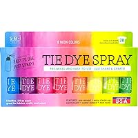  TULIP Fabric Spray Sets 31424 SOP Multi Mini Neon 7Pk, 0.81 Fl  Oz (Pack of 7)