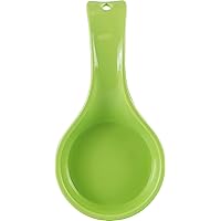Reston Lloyd Rest Plastic Counter Stove Top Utensil Holder for Spoons, Ladle, Tong, Space-Saving Hanging Hole on Handle, Lime