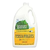 Seventh Generation Auto Dishwasher Gel - Lemon - Case of 6 - 70 oz.