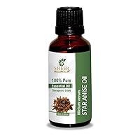 Star Anise Oil (Illicium Verum) Essential Oil 100% Pure Natural Undiluted Uncut Therapeutic Grade Oil 33.81 Fl.OZ
