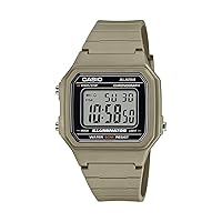 Casio Illuminator Alarm Chronograph Digital Watch 50M Water Resistant W217H-5AV