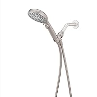 Pfister HydroFuse Handheld Shower Head, Hose Included, 6-Function, 1.75 GPM, Spot Defense Brushed Nickel Finish, 016WS2HF01GS