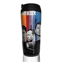 New Classic Kids On Rock The Block Coffee Cups with Lid for Keep Milk Reusable Coffee Mug Travel Cups Tumblers Drinking Cups for Men Women Casual Coffee Accessories Water Bottle for Picnic 12oz