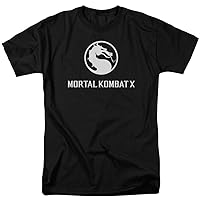Mortal Kombat X Dragon Logo Mens Short Sleeve Shirt