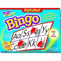 Bingo Alphabet Ages 4 & Up Learning Materials Games T-6062 Trend Enterprises Inc.