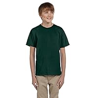 Hanes Boy's Big 50/50 Short Sleeve T-Shirt